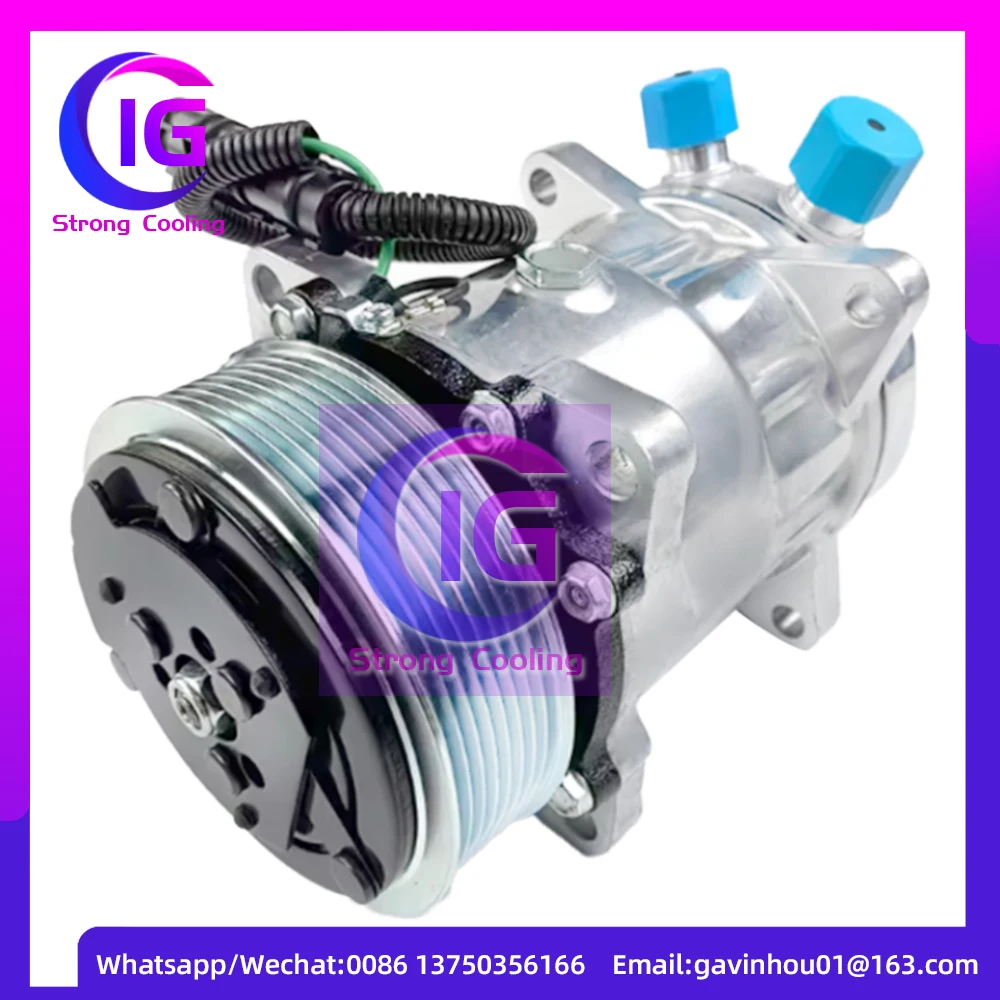 

For New AC Conditioning Compressor 7H15 for Man truck TGA TGX TGS 51779707028 81619066012 51779709028 8FK351135-141 TSP0155813