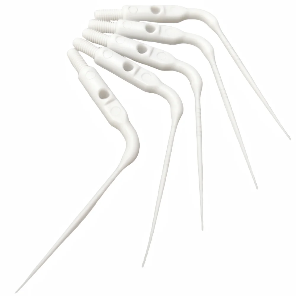 5 Pcs Dental Plastic Sonic Powered Endo Irrigation Tips Fit For Dentistry Air Scaler Handpiece Irrigator Tip Tools