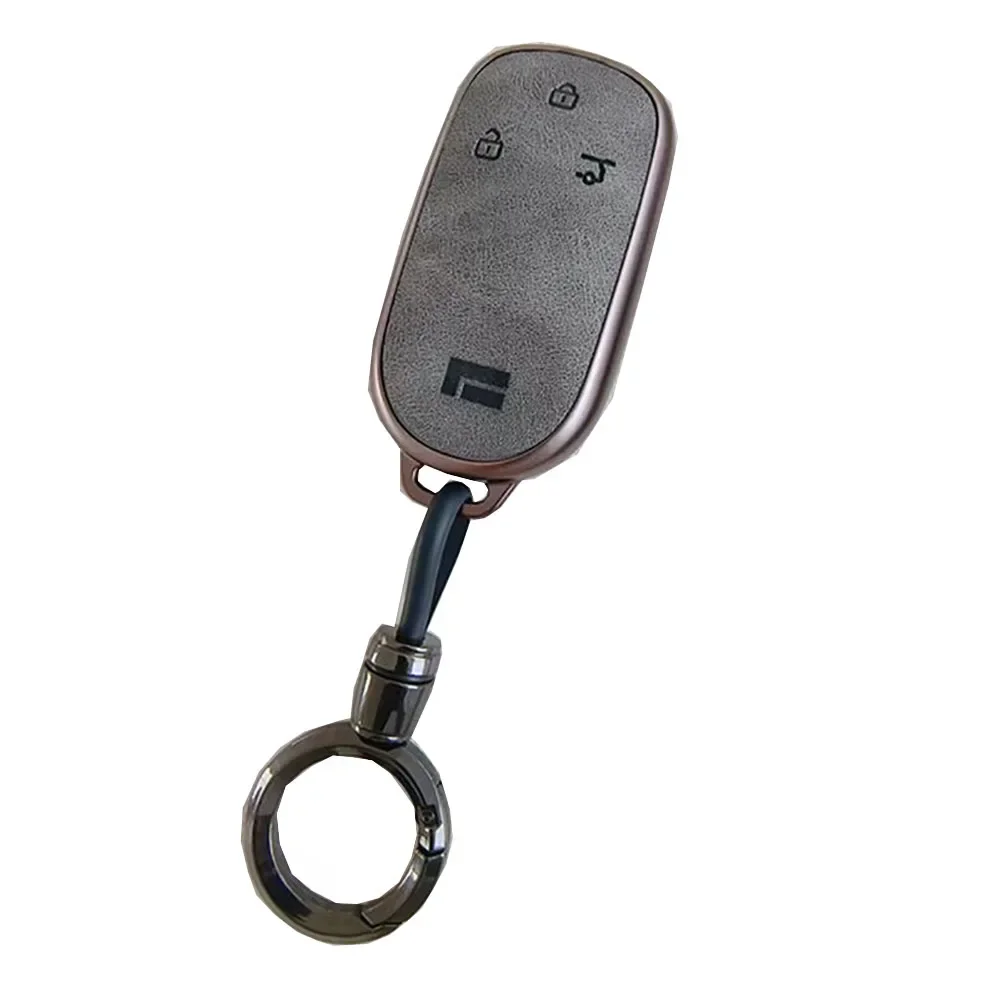 Car Anti-scratch Protection Remote Key Fob Cover Case Shell Keychain Ring Holder Accessories for Polestone 01 Rox 01 2023-2025