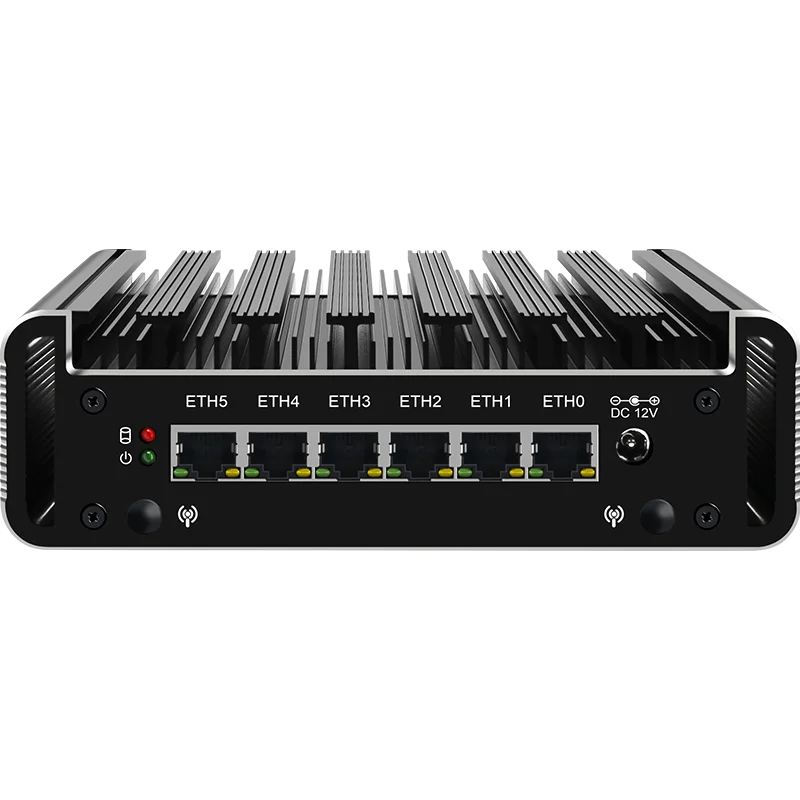 Intel Celeron Prozessor 3865U 4 USB 3,0 Speicher Karte Slots FirewallMicro Applianc NAS LEDE RouterOS OpenWRT Padav