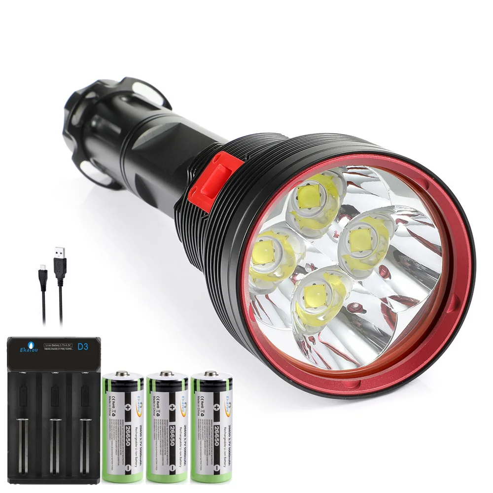 lanterna led para mergulho alta potencia tocha subaquatica impermeavel mergulhador de pesca holofote x xhp702 120 w 26650 novo 01