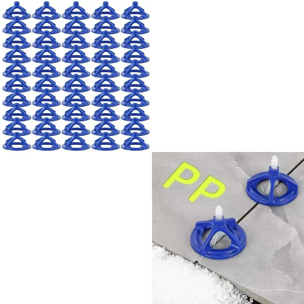 

100Pcs Professional Ceramic Tile Leveling Clips Spacers Straps Spiraling Wadge for Tile Laying Wall Floor Accessories