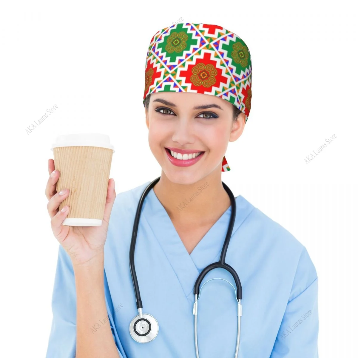 Wholesale Colorful Hat Cleaning Working Cap Funny Salon Nursing Cap Male Surgical Hat Scrub Caps