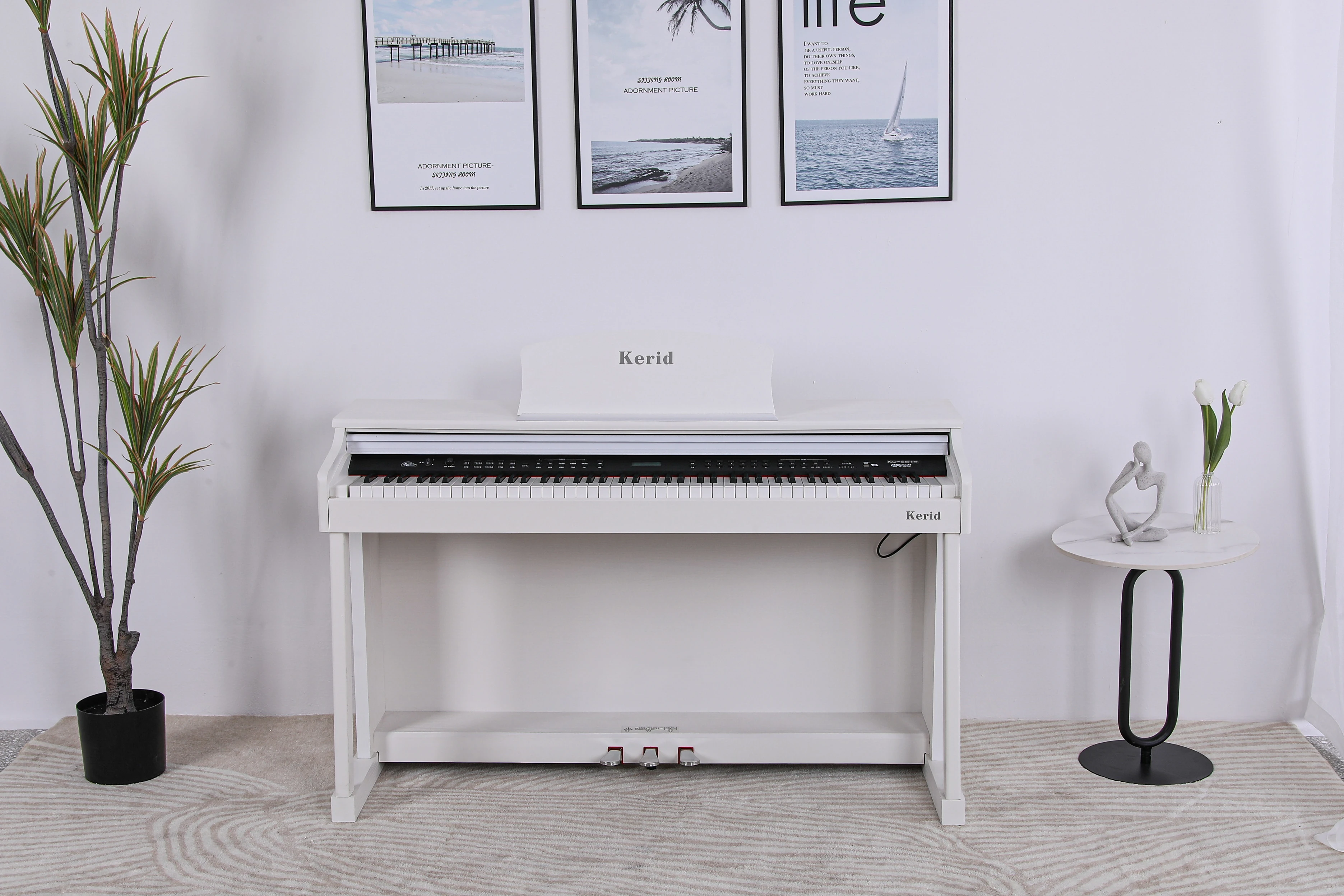 New Product Professional 88 Key White Fashion Design Digital Keyboards Music Electronic Piano