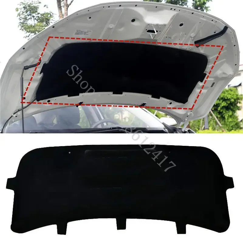 1Set Fold Shipping For 2017-2021 Honda Civic 10th MK10 Auto Car Engine Hood Sound Heat Insulation Cotton Cover Soundproofing