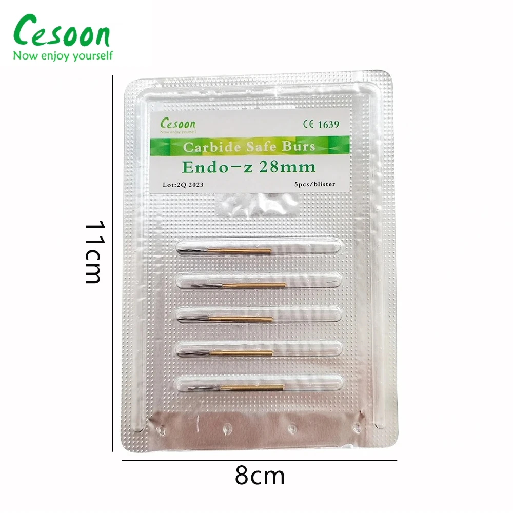 5Pcs/Pack Dental Tungsten Carbide Burs Endodontic Polishing Bur Drills Zekrya151 Endo Z 152 For High Speed Handpiece Dentist Too