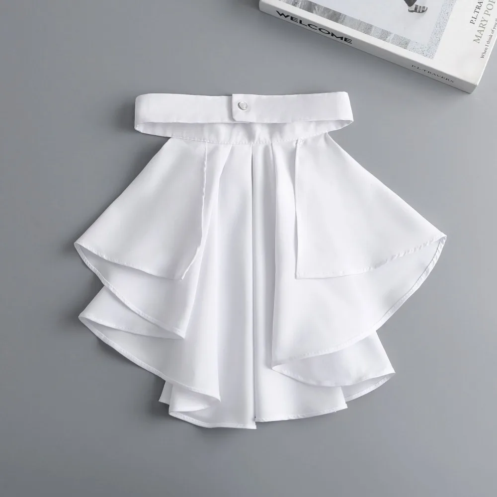 Colar renascentista destacável, vintage, em camadas, pescoço elisabetano, ruff, ópera, traje vitoriano, gola com babados