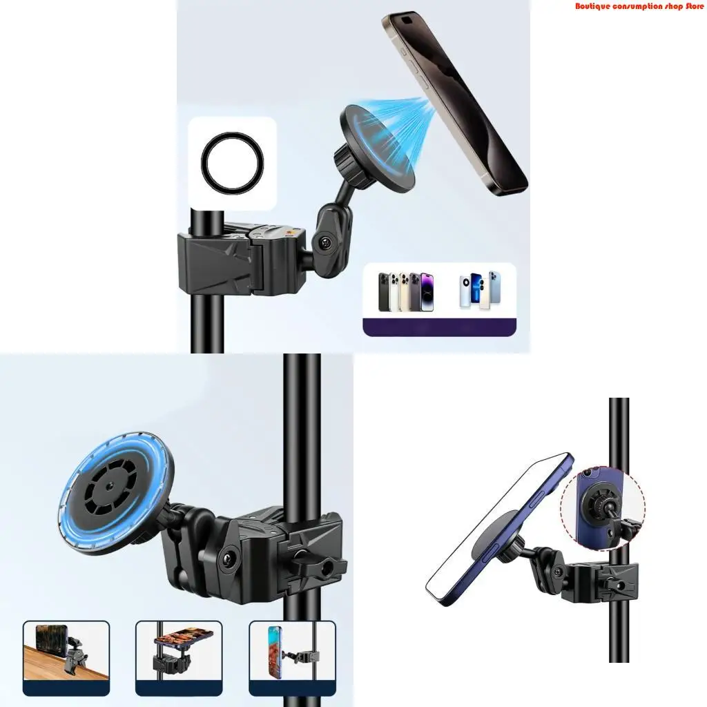 L9NA Tube Phone Mount with Head and Adjustable Ball Joint