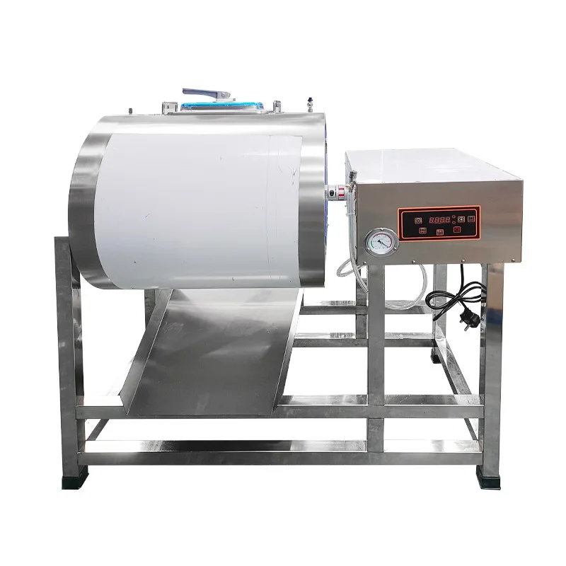 

Marinated Meat Machine for Restaurant Chains Commercial Tumbling Machine Stainless Steel Round Drum Meat Marinating Machine