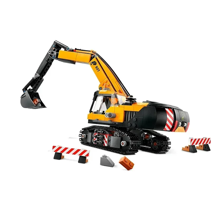 City Mobile Construction Crane Excavator Building Blocks MOC 60409 60324 60420 Assemble Bricks Toys Gift For Children Kids