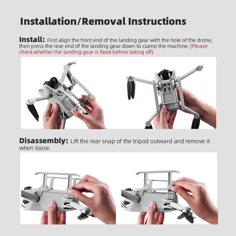 Посадочное шасси для DJI Mini 3 PRO, удлинитель с длинными ногами, защитная подставка для мини 3, аксессуары для дрона