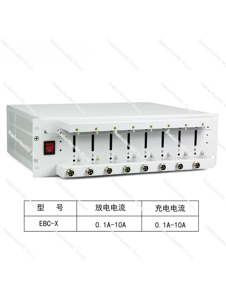 

Suitable for EBC-X 8-channel battery distribution cabinet, ternary lithium iron 18650 battery capacity tester with 10A cycle