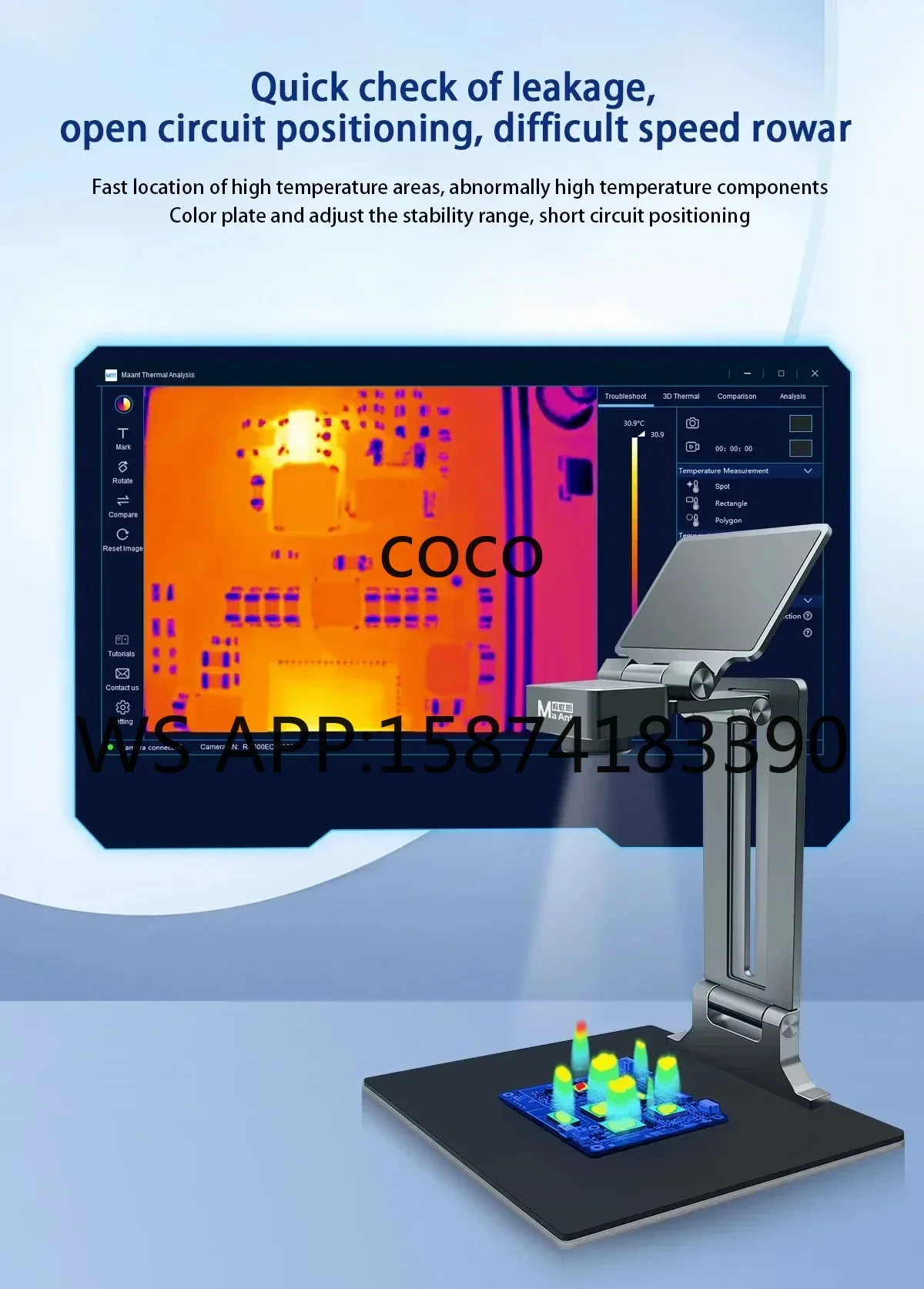 MaAnt RC-3 RC-4 Thermal Lenses, 256*192, PCB Short-circuit Detection