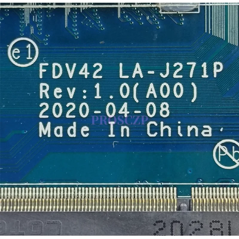 

CN-04FW87 04FW87 CN-03NGP6 03NGP6 Mainboard For Dell 5411 Laptop Motherboard LA-J271P With I5-10400H/I7-10850H 100% Fully Tested
