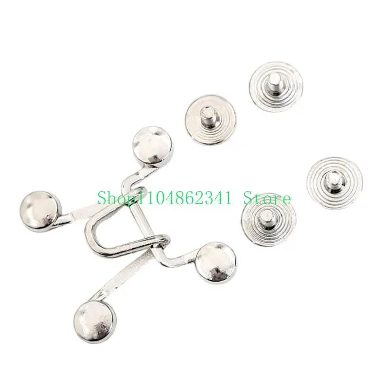 5asd Adjustable Tighten Waist Button Metal Button Fastening Detachable for Pants
