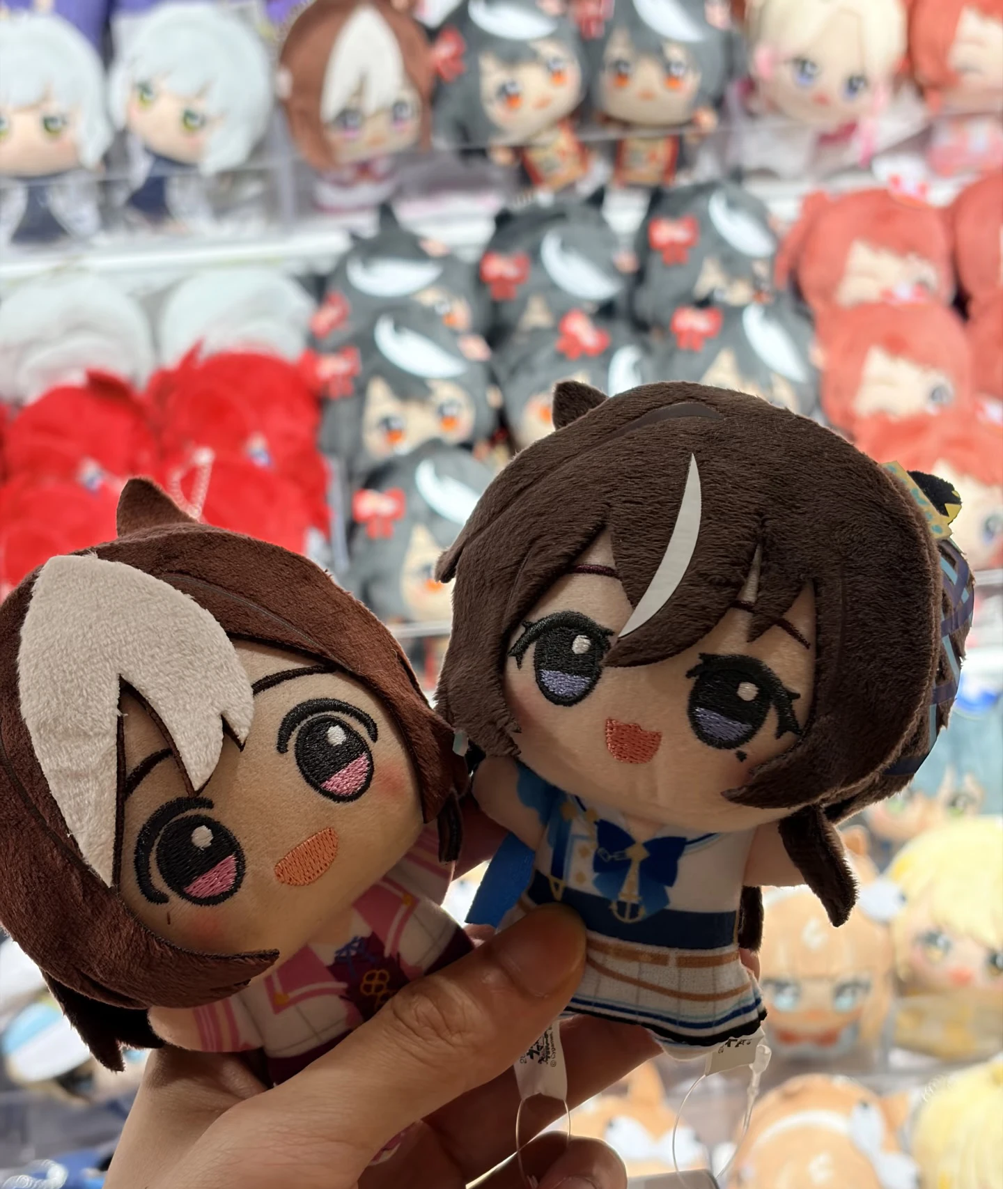 12cm Uma Musume Plüschtiere UMPD Pretty Derby Special Week Stofftier-Anhänger Anime-Spiel-Charakter Schlüsselanhänger Fan-Geschenk – Detail 6