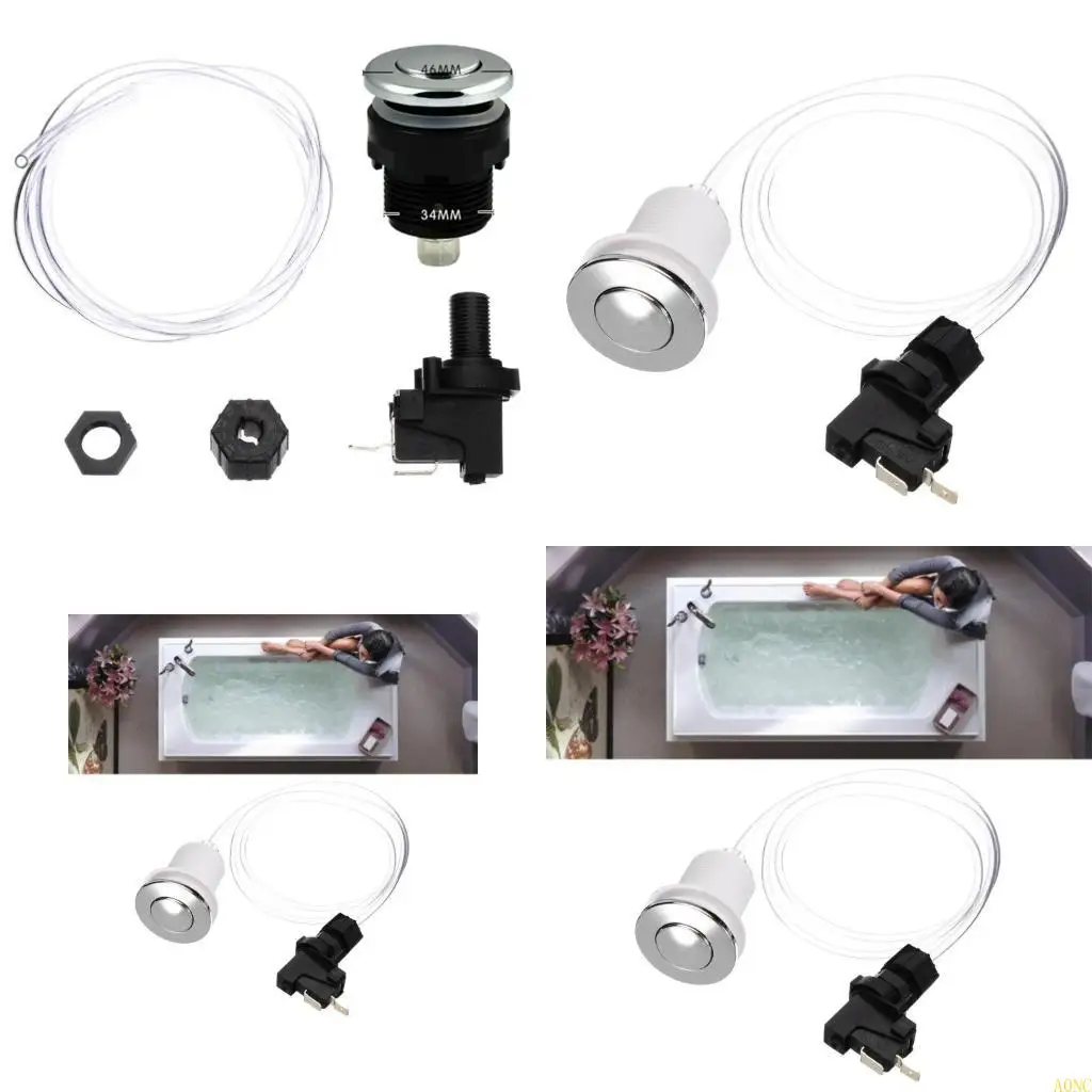 

A0NC воздушный переключатель для вывоза мусора, спа-ванна, комплект кнопок воздушного переключателя, гидромассажная ванна, или