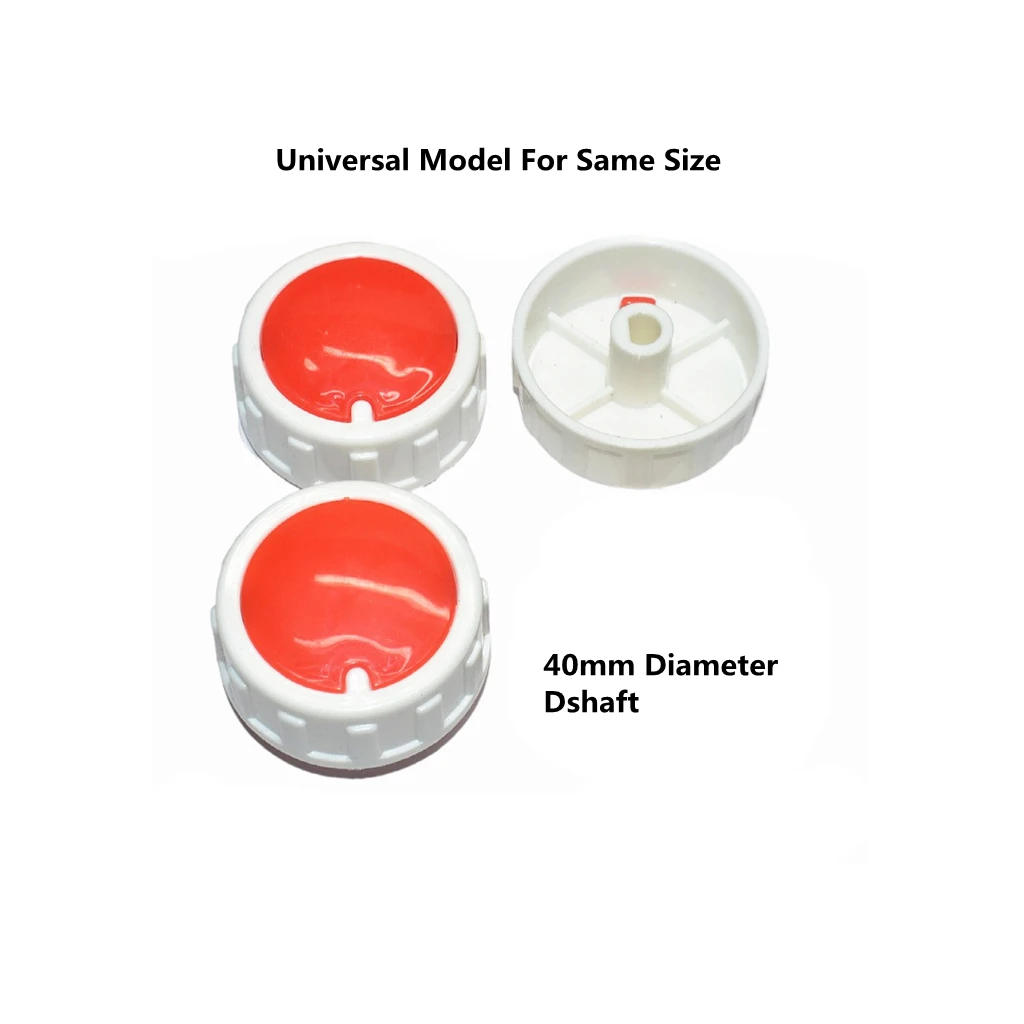 1/ 2pcs 40mm Heating Thermostat Switch Knob Spare Button Cap D-shaft For Electric Oil Heater Adjustable Temp Controller Cover