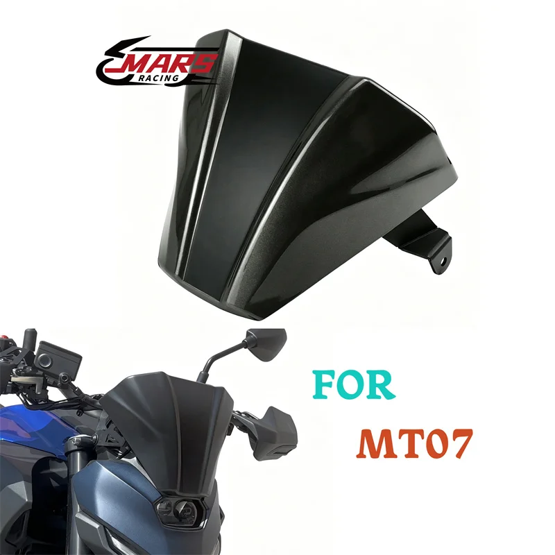 Fits For YAMAHA MT07 MT-07 2025 2026 Motorcycle Accessories Front Windshield Windscreen Airflow Wind Deflector Shield Guard