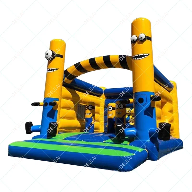 

Manufacturer customized PVC Inflatable amusement park outdoor inflatable trampoline bouncer castle for kid