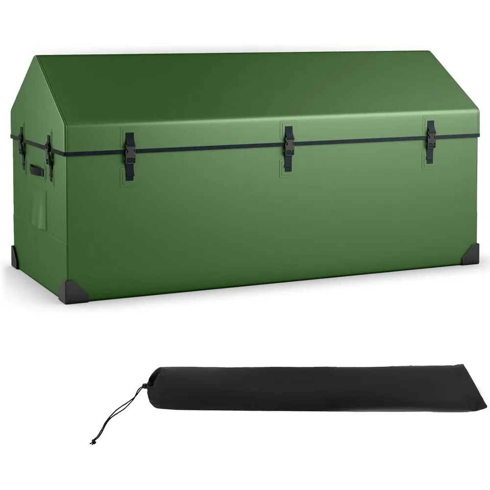 

Outdoor Storage Box, 174 Gallon All Weather Outside Storage Container w/Convenient Handles & Breathable Mesh Vent