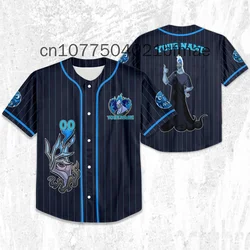 2024 New Disney Hercules Hades Baseball jersey Custom Name Disney Men And Women Kids Short Sleeve Baseball Shirt