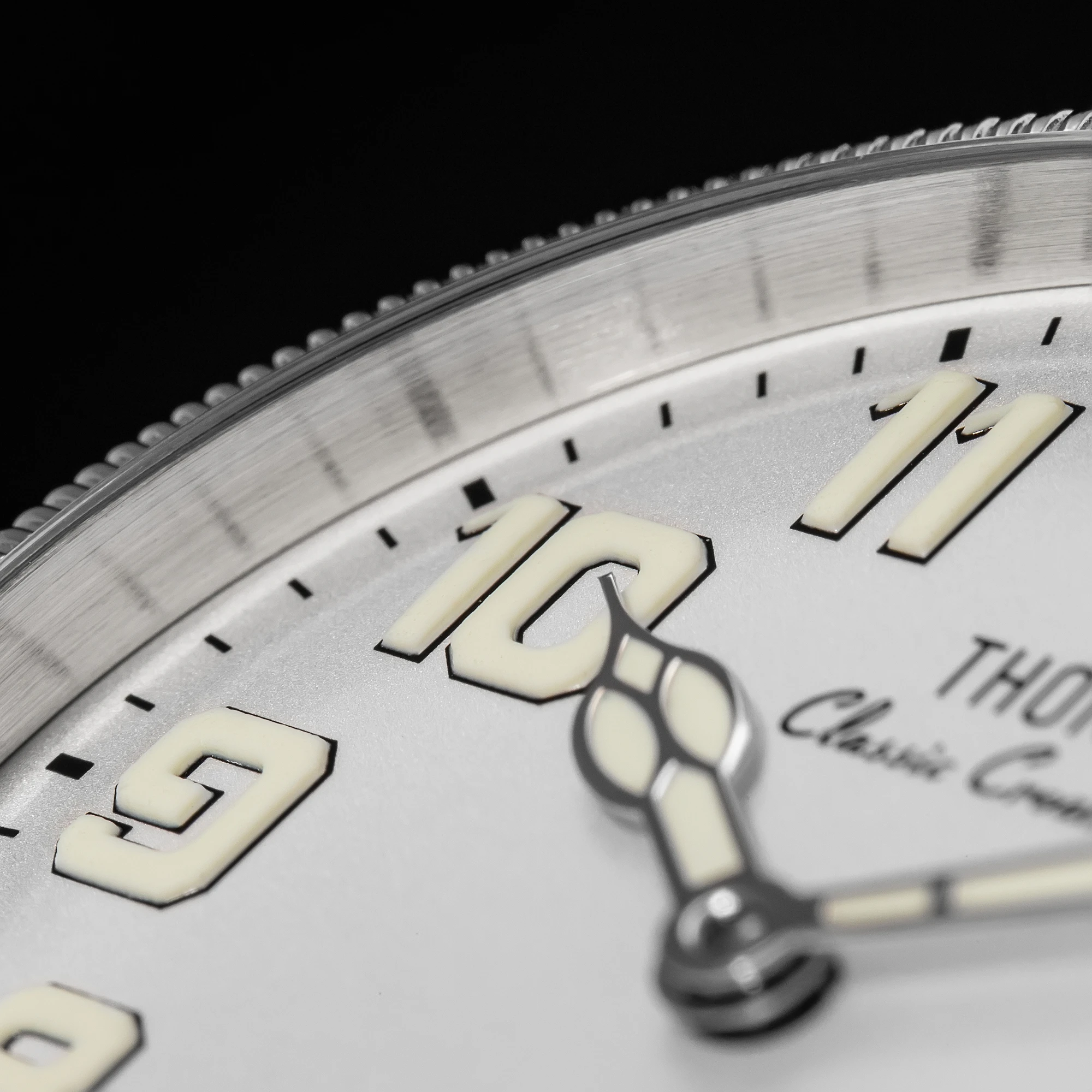 【T013】THORN Uhr 36 mm Durchmesser Vintage Fliegeruhr ST1700 Handaufzug Mechanische Uhrwerkuhr Schweizer Leuchtkraft – Detail 23