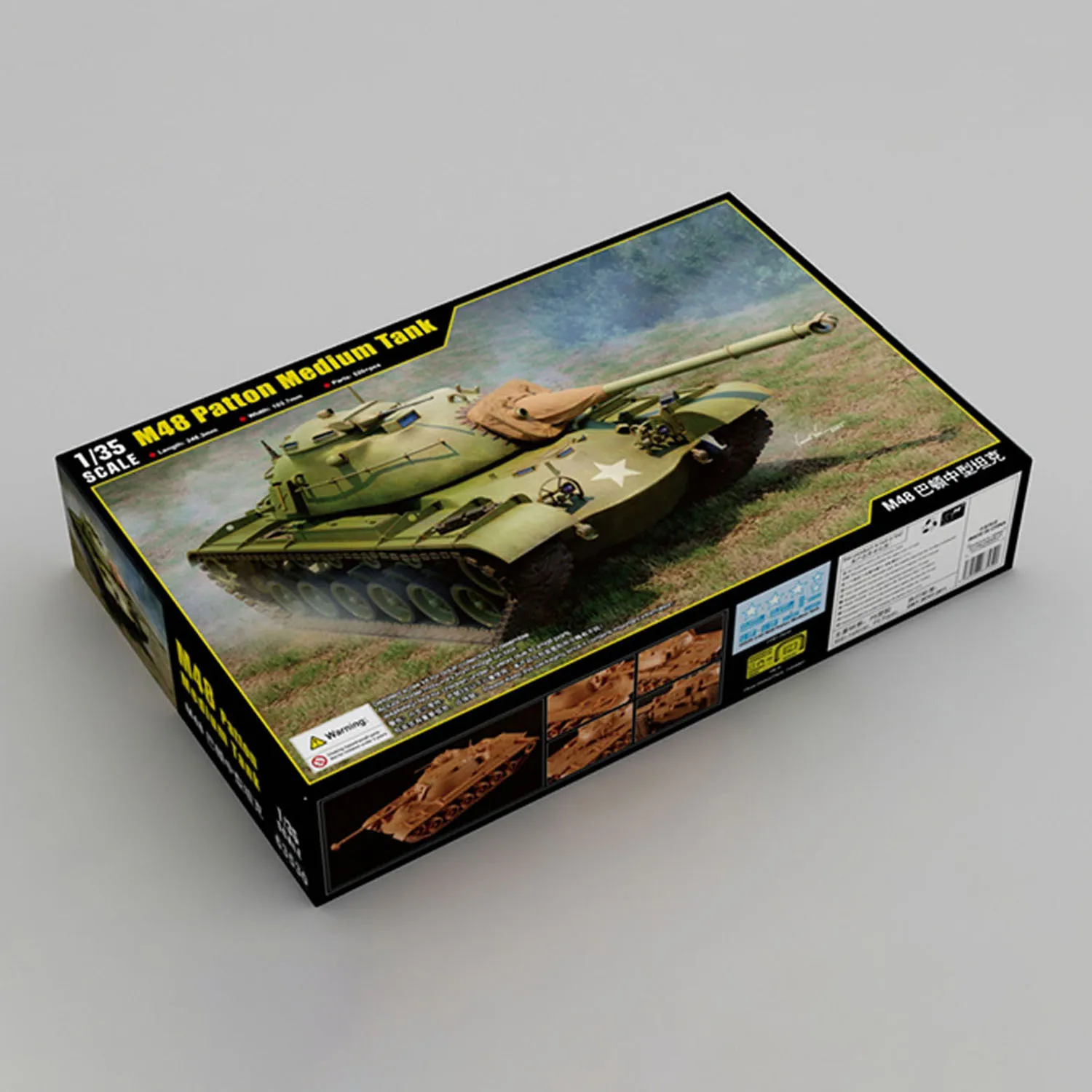 

1/35 Scale Trumpeter I Love Kit M48 MBT Main Battle Tank Plastic Track Tanks Building Model Kits Static Display Toys Hobbies