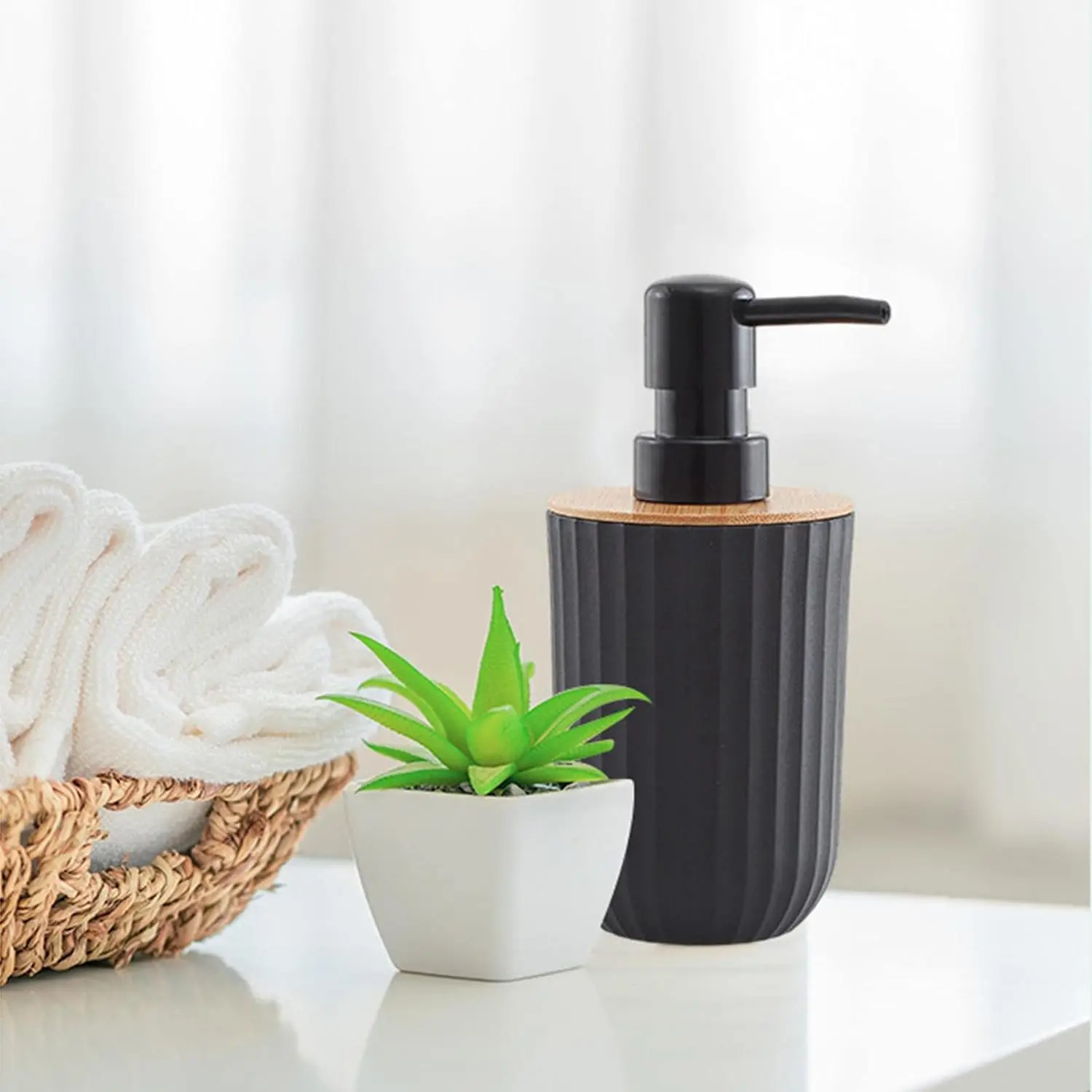 Bathroom Accessories Set Garbage Can Soap Dispenser Bottle Dish Washroom Toothbrush Holder Cup Suit Lotion Rack Toilet Brush