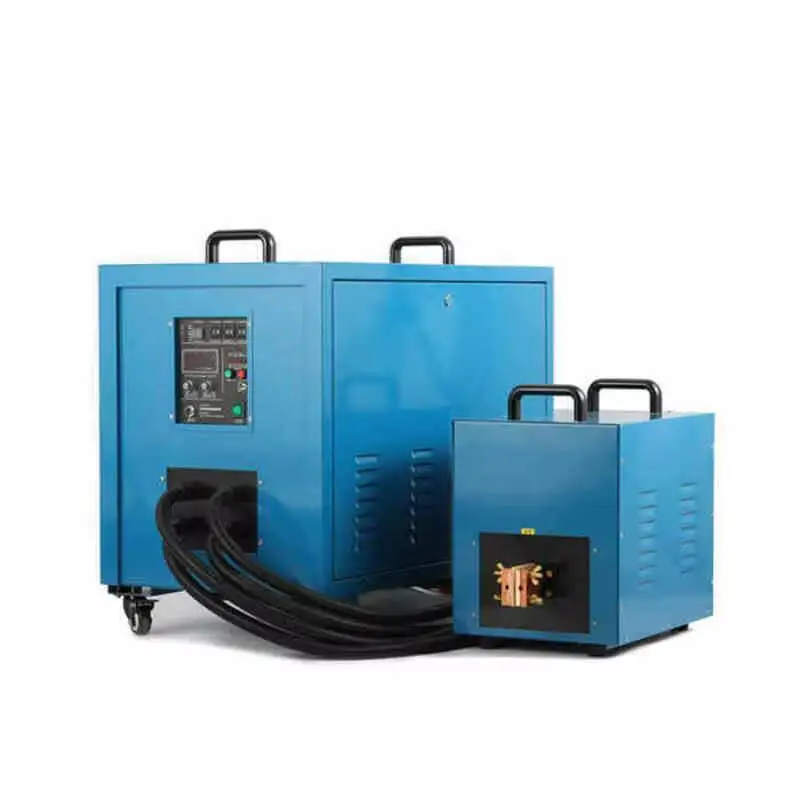 Tuyau de chauffage par induction de brasage de recuit d'armature d'acier à haute fréquence 60KW pour le durcissement d'arbre