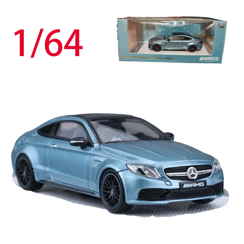 

Модель Howie, литая под давлением, масштаб 1/64, модель автомобиля Benz из сплава Benz AMG C63s, купе, игровые транспортные средства, игрушки для мальчиков, оригинальная коробка
