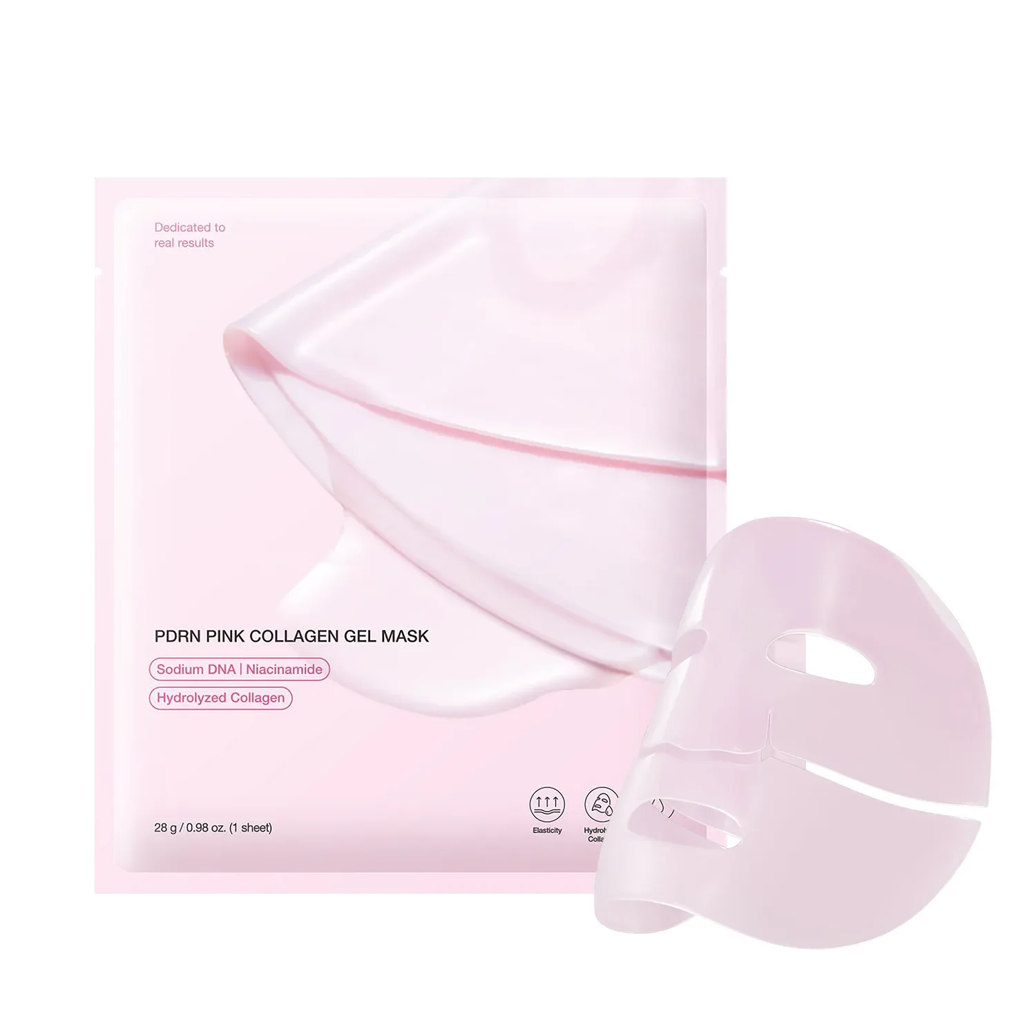 

Pink Collagen Mask Hydrating Moisturizing Firming Hydrogel Jelly Powder Translucent Mask