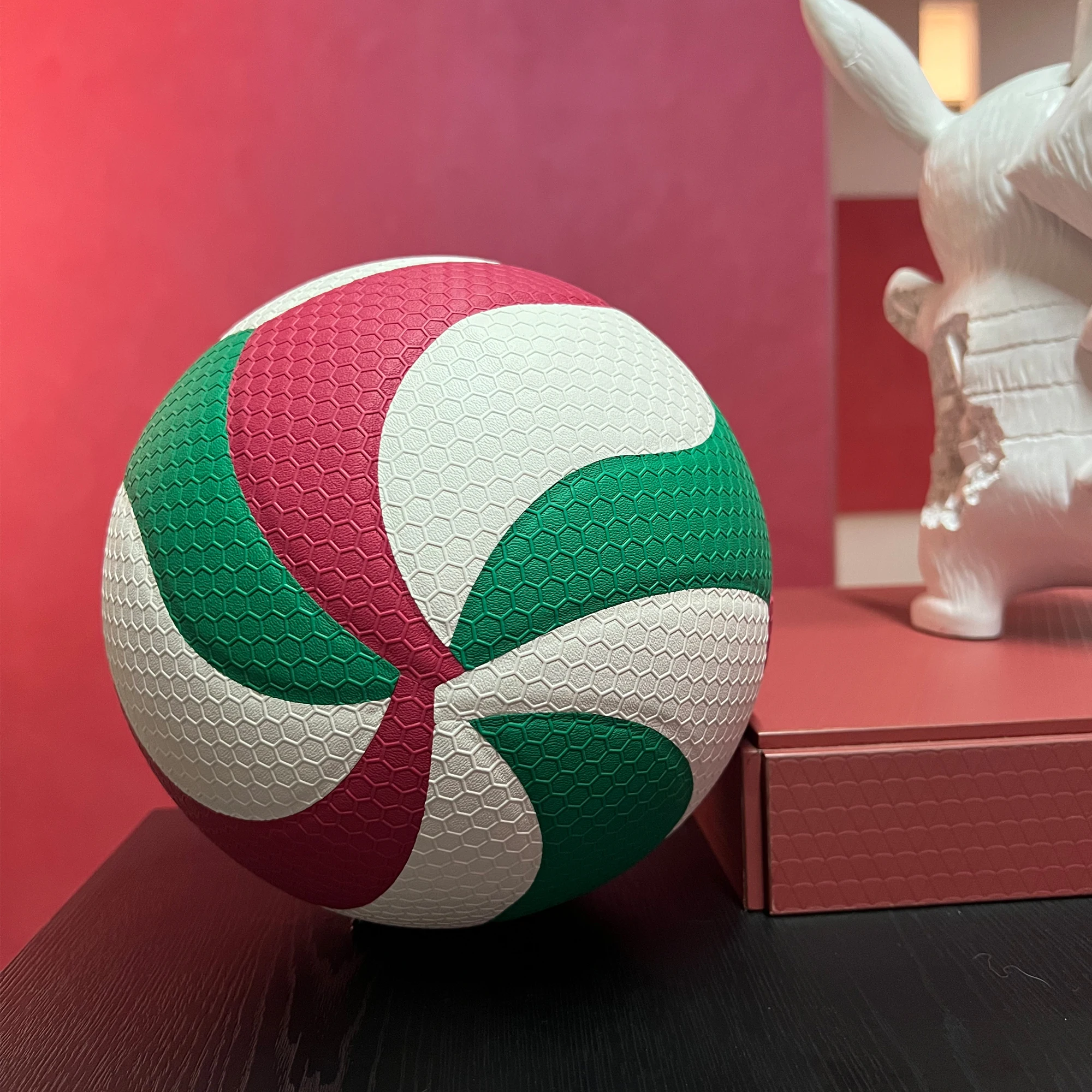 1 pelota de voleibol de tamaño estándar premium 5, duradera, de alta calidad y tamaño oficial para competiciones en interiores y exteriores, entrenamiento,