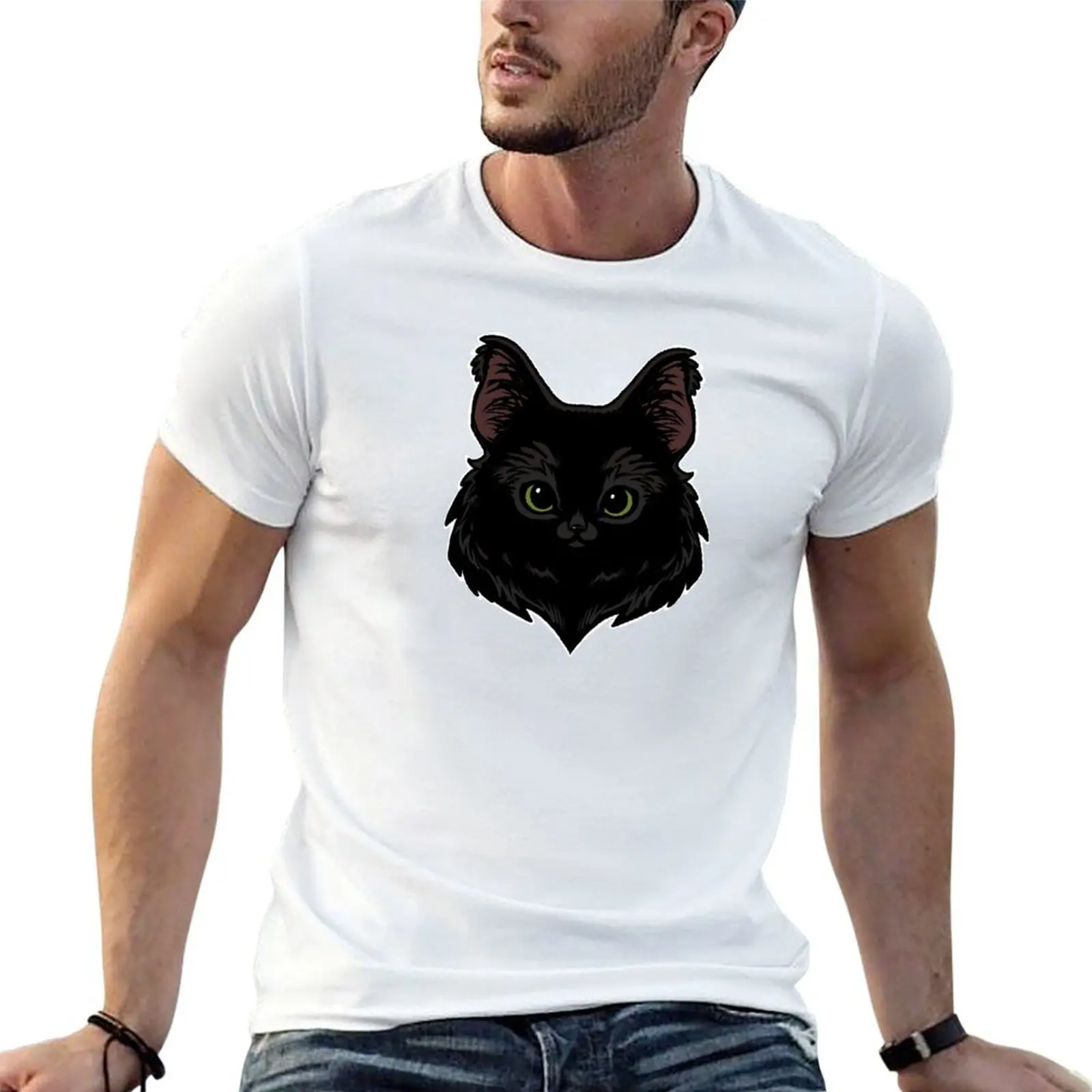 

Miss Jessie Black cat T-Shirt t shirt personalised t shirts for man graphic tees t shirt man casual T-shirt