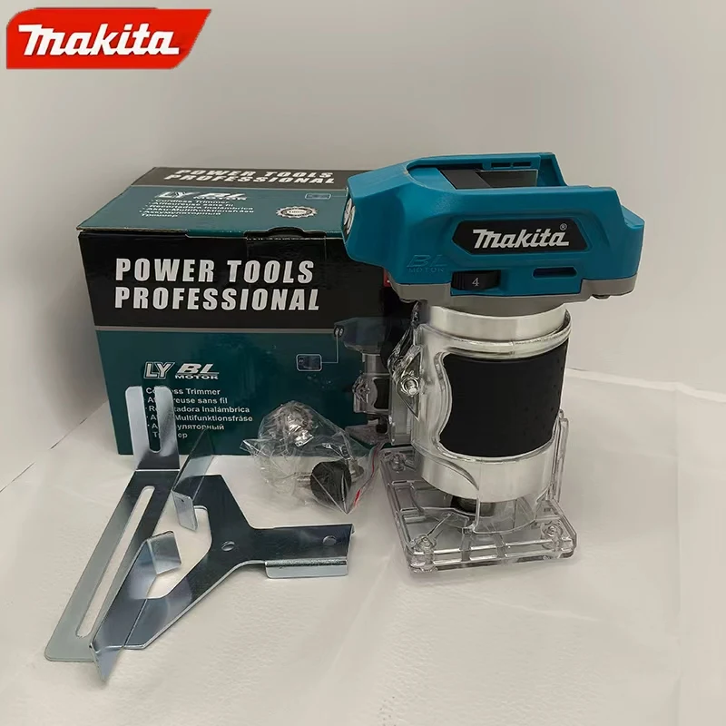 Makita DRT52 18V Cordless Woodworking Trimmer: Multi-function Electric Wood Milling & Slotting Tool（without battery）