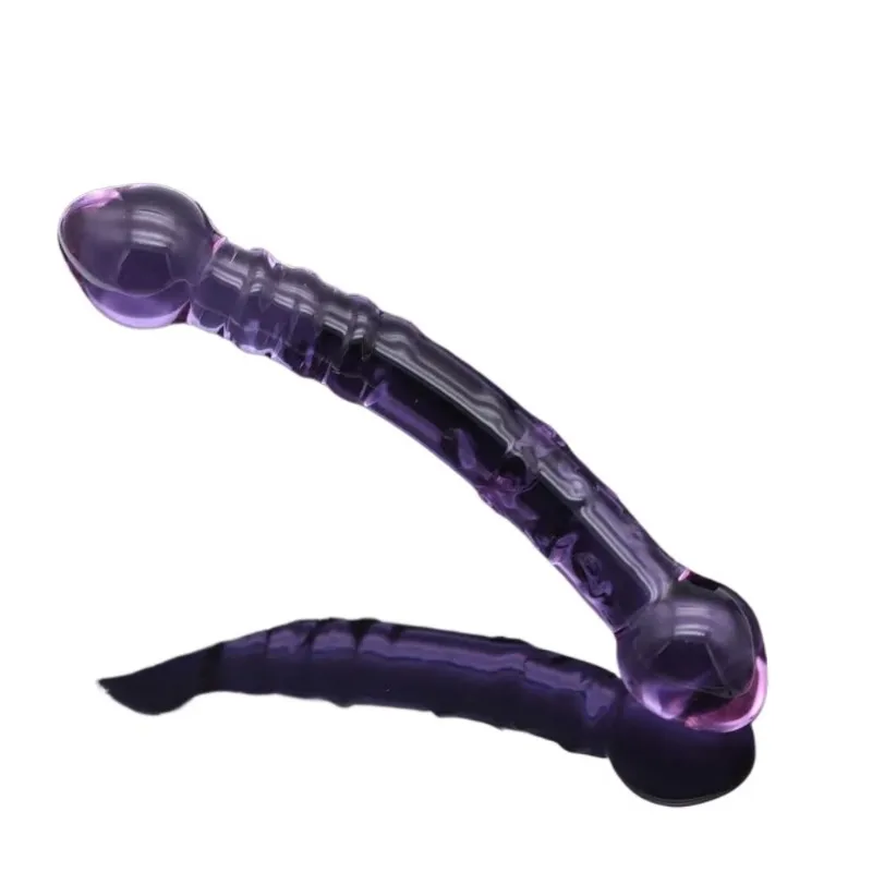Anus Dilator Artificial Penis Dick Crystal Anal Bead Butt Plug Glass Dildo Prostate Massage Masturbate Sex Toy For Adult Women