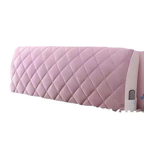

Thickened all inclusive bedside cover simple fabric soft bag anti collision padded bedroom plank leather