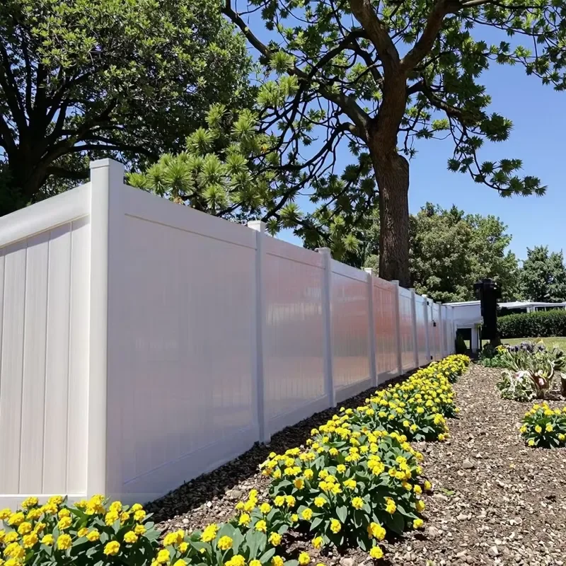Pvc Fence Panel White Fence Panels Outdoor Immediate Dispatch 6ft PVC Fence - White Privacy Panels with 6ft Posts