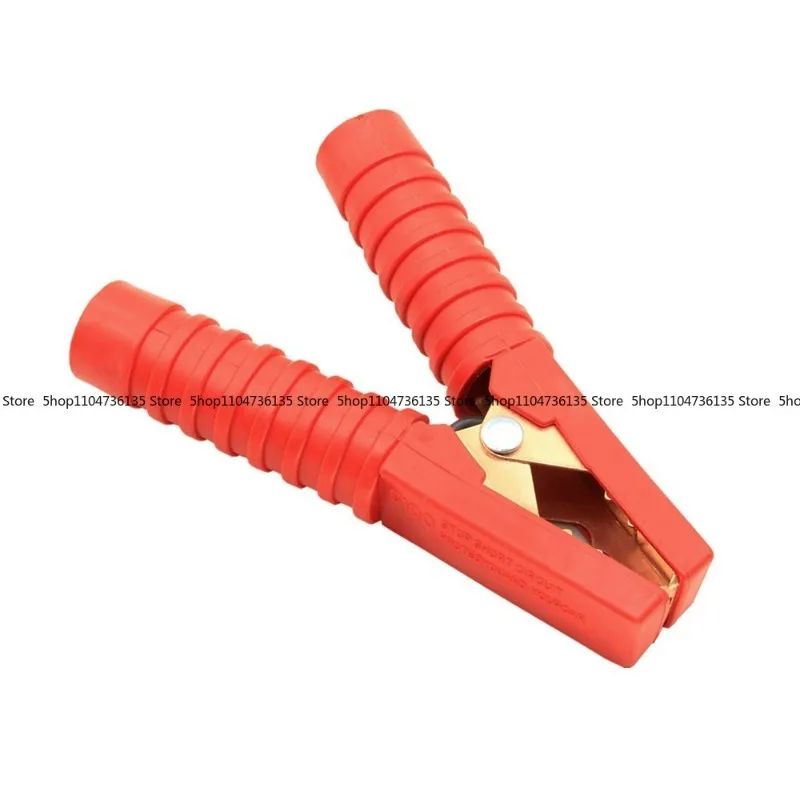 Car Battery Battery Clip, Copper Plated All-inclusive Black and Red 200A Spring, Strong Large Battery Cable Clip