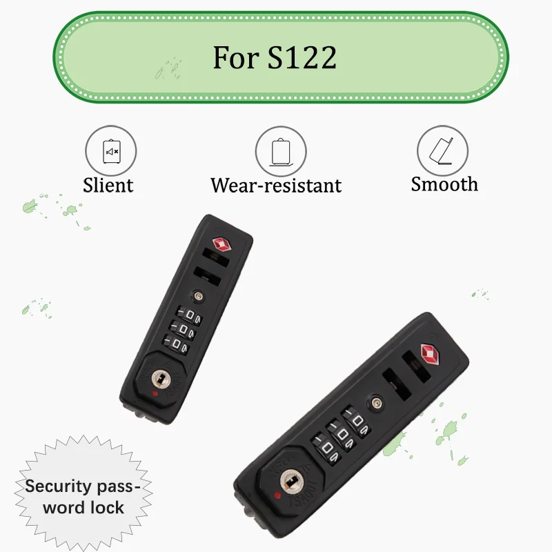 

For S122 TSA-approved Combination Lock Luggage-specific anti-theft Lock Multi-digit Combination Durable and Sturdy