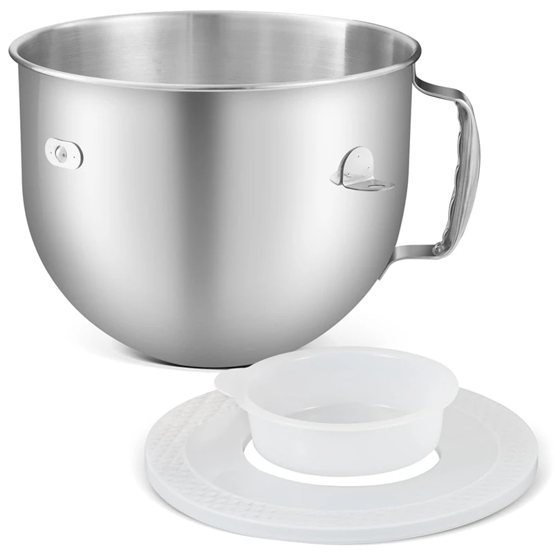 New Stainless Steel Bowl Compatible for KitchenAid 6 Quart Bowl-Lift Stand Mixer Stand Mixer,Dishwasher Safe