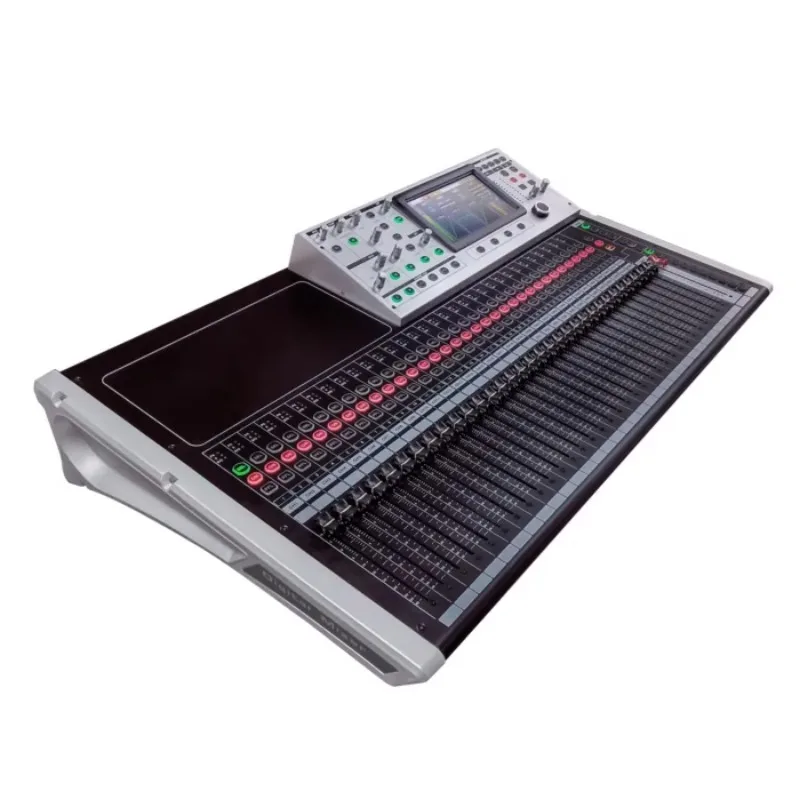 

Digital Audio Mixing Console with Multi-Channel EQ, Metal Case, Compatible with Stage/Sound System Professional Audio Video