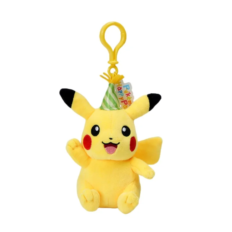 Anime Pocket Monster Zawieszka Pikachu Lalka Eevee Pluszowa Zabawka Zawieszka do Plecaka Akcesoria do Torby Brelok Prezent Urodzinowy dla Chłopców i Dziewcząt