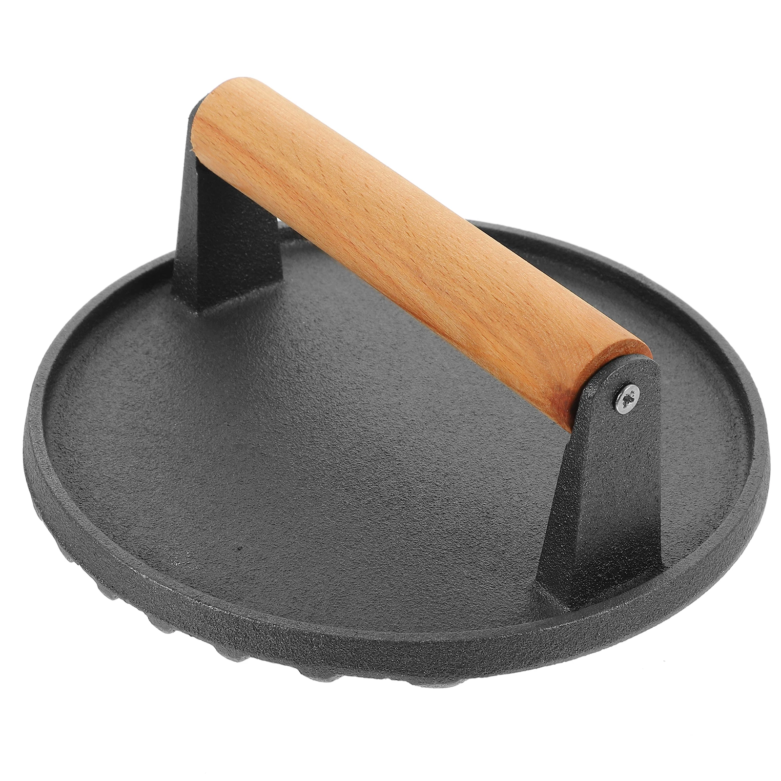 

Cast Iron Burger Wood Handle Even-Sized Patties Meat Mold Bacon Grill Hamburger Press Kitchen Cooking Tool Meats Griddle