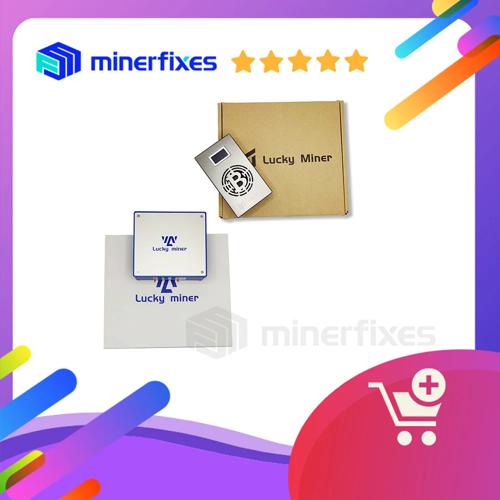 

Bitcoin Miner Lucky miner LV07 1TH/S and LV06 BCH DGB Home Silent lottery miner BTC miner machine solo miner bitaxe ultra