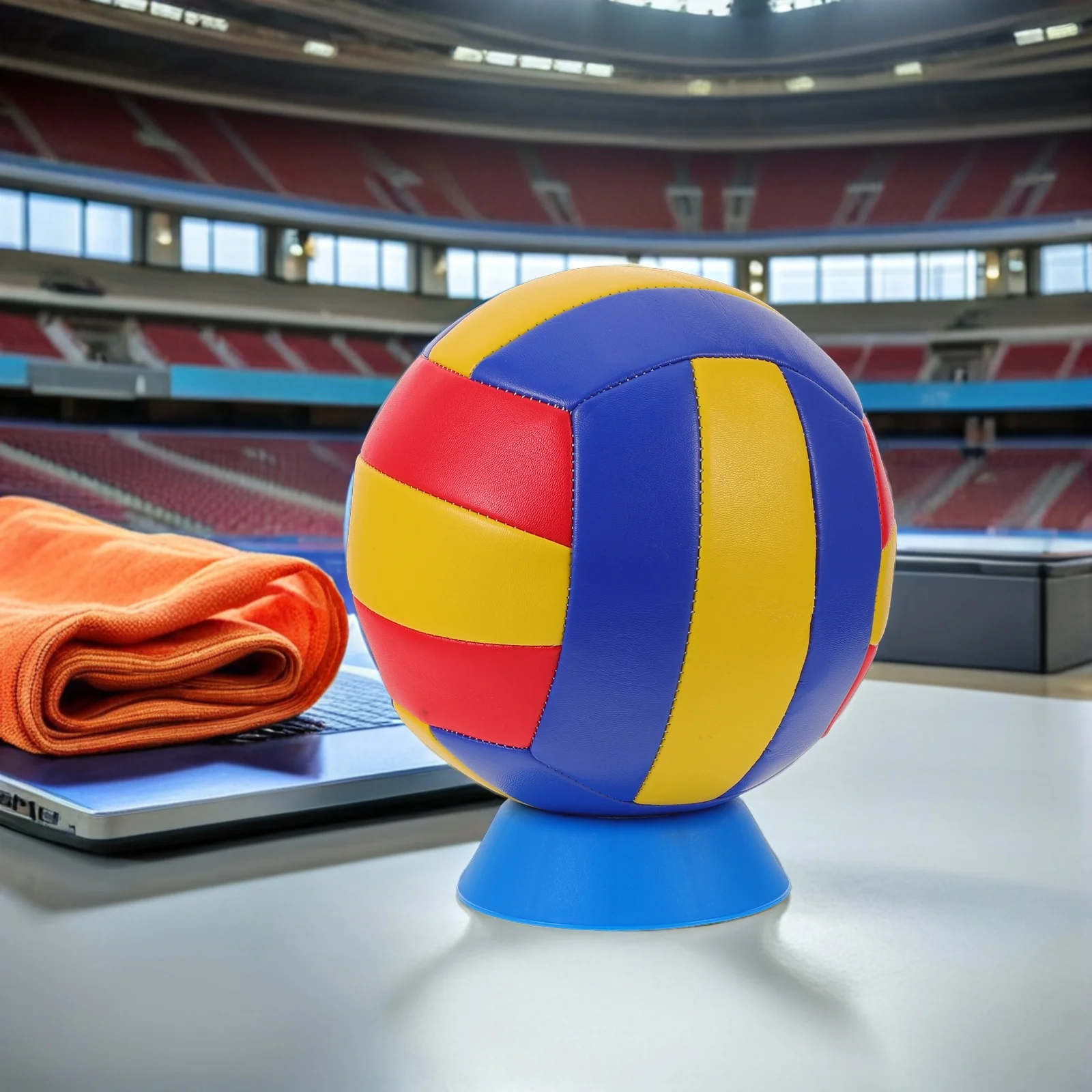 

5pcs Plastic Sphere Holder Round Crystal Stand For Basketball Football Volleyball Display Heavy Duty Ball Rack Storage Organizer