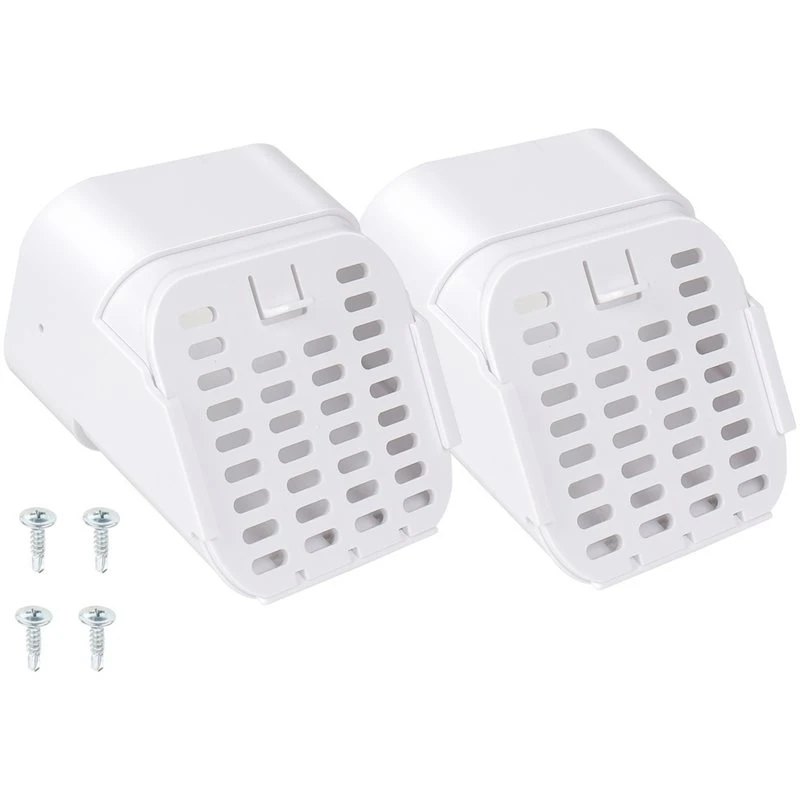 T19C Gutter Downspout Extensions 2" X 3", Type A Removable Gutter Cover Diverter Splash Guard Outlet Filters