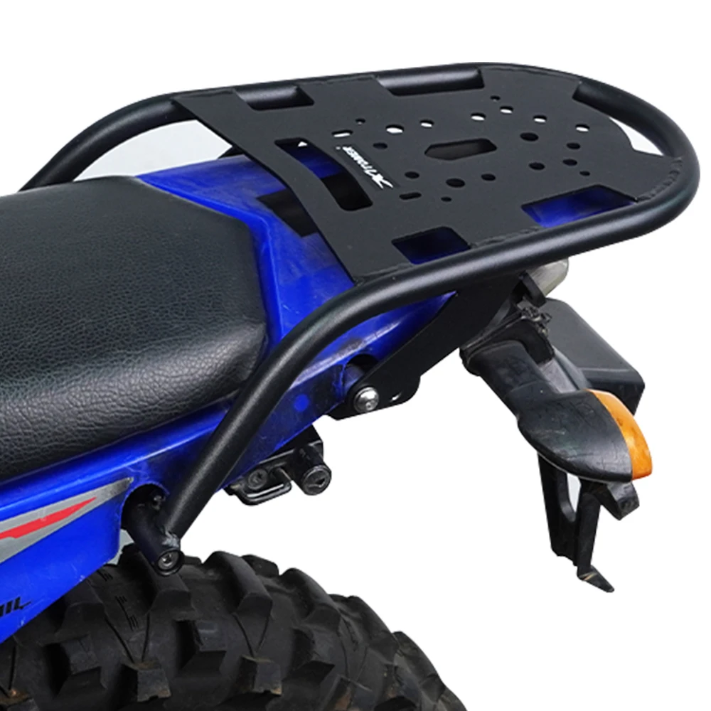 Motorcycle Black Steel Rear Luggage Carrier Rack Fit For Yamaha XT250 XT 250 2008-2025 Cargo Rack Storage Top Case Support