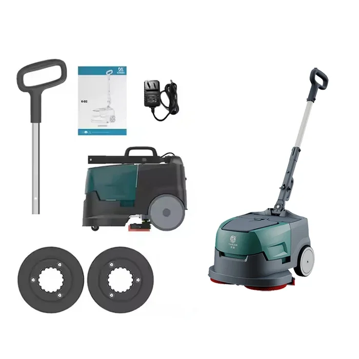 CleanHorse K1 Electric Commercial Tile Marble I Mop Automatic Small Hand Held Floor Scrubber Cleaning Machine