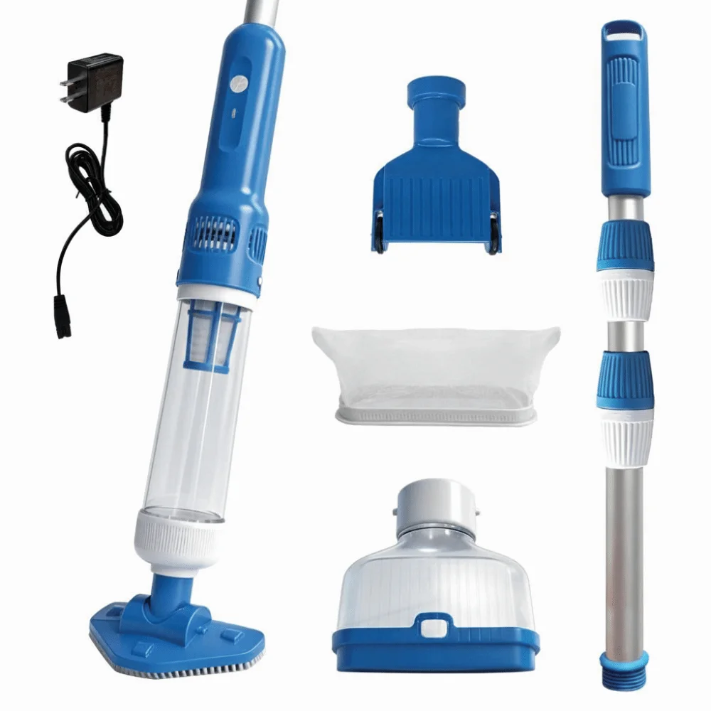 High-Efficiency Cordless Handheld Sewage Suction Device Modular Cordless 3-in-1 Swimming Pool Device Handheld 3-in-1